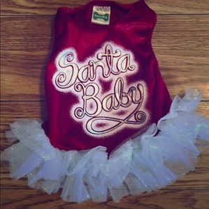 Santa Baby! Puppy dress size small